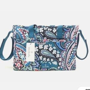 Vera Bradley NWT Lighten Up Everything Organizer Haymarket Paisley Jewel